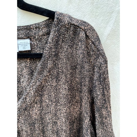 Vintage leopard button up blouse - Picture 8 of 9